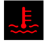 Engine Coolant Temperature Warning Light