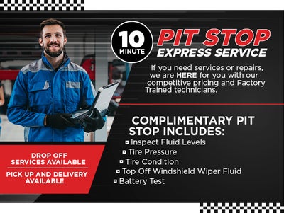 10 MINUTE PIT STOP EXPRESS SERVICE